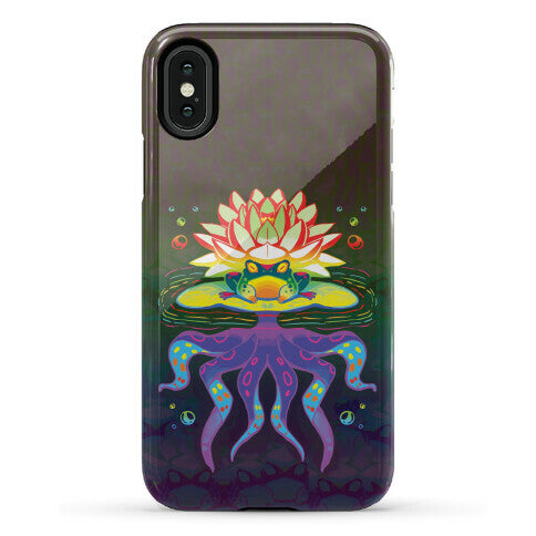 Psychedelic Lily Frog Phone Case